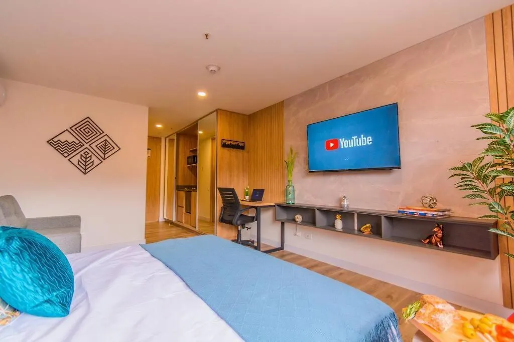 Apartment Hermosa Suite Cowork - Gym-Wifi El Poblado Medellin Colombia